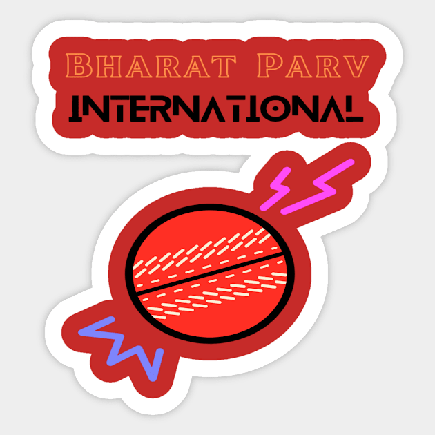 Bharat Parv - International Cricket Sticker by Bharat Parv